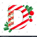 Christmas Alphabet Illustration Letter D Tree Stock Illustration Pertaining To Christmas Alphabet Letter D