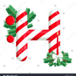 Christmas Alphabet Illustration Letter H Tree: Stockillustration Throughout Christmas Alphabet Letter H