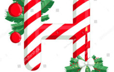 Christmas Alphabet Illustration Letter H Tree: Stockillustration throughout Christmas Alphabet Letter H