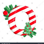 Christmas Alphabet Illustration Letter O Tree Stock Illustration Pertaining To Christmas Alphabet Letter O