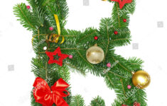 Christmas Alphabet Letter B Stock Photo 63657406 | Shutterstock for Christmas Alphabet Letter B