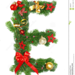 Christmas Alphabet Letter E Stock Image   Image Of Isolated, Ball Within Christmas Alphabet Letter E