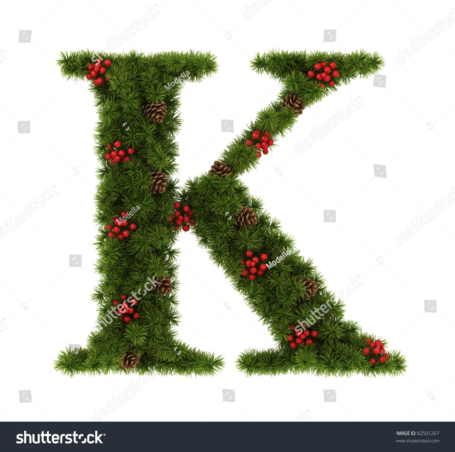 Christmas Alphabet Letter K Stock Illustration 82501267 | Shutterstock in Christmas Alphabet Letter K