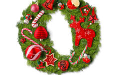 Christmas Alphabet Letter O Isolated On White Stock Photo - Alamy intended for Christmas Alphabet Letter O
