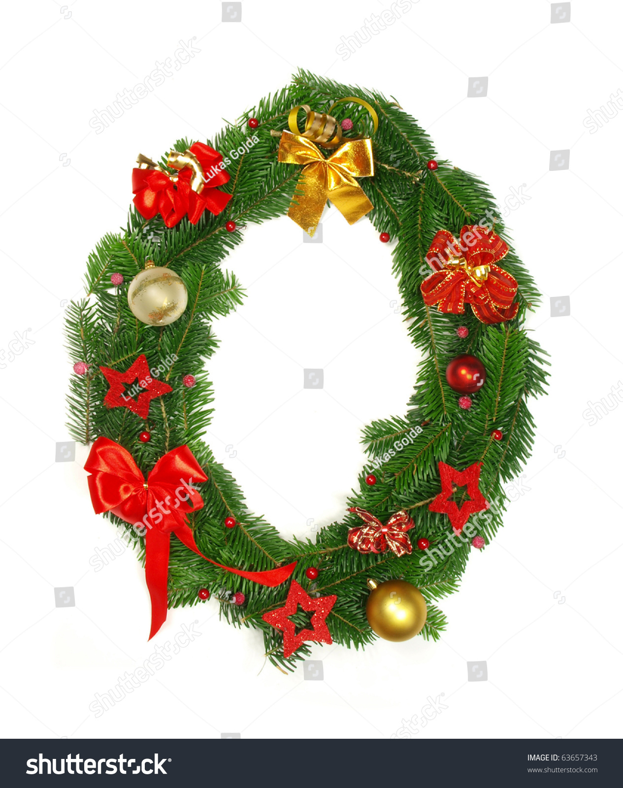 Christmas Alphabet Letter O Stock Photo 63657343 | Shutterstock throughout Christmas Alphabet Letter O