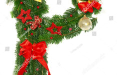 Christmas Alphabet Letter P Stock Photo 63657352 | Shutterstock inside Christmas Alphabet Letter P