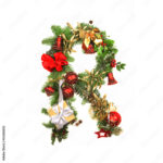 Christmas Alphabet Letter R Stock Foto | Adobe Stock Throughout Christmas Alphabet Letter R