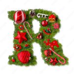 Christmas Alphabet Letter R Stock Photo | Adobe Stock Inside Christmas Alphabet Letter R