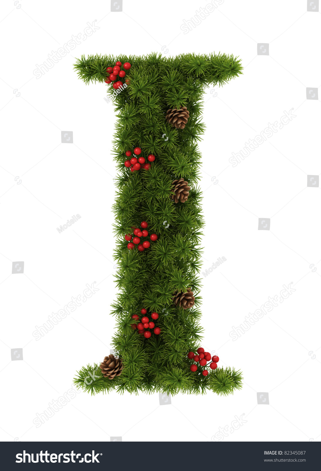 Christmas Alphabet Letter Stock Illustration 82345087 | Shutterstock throughout Christmas Alphabet Letter I