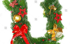 Christmas Alphabet Letter U Stock Photo 63657418 | Shutterstock regarding Christmas Alphabet Letter U