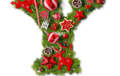 Christmas Alphabet Letter Y Isolated On White Stock Photo - Alamy pertaining to Christmas Alphabet Letter Y