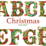 Christmas Alphabet Letters Geologist A To For Free Christmas Alphabet Letters