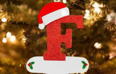Christmas Alphabet Ornaments 26 Alphabet Personalized Ornaments with regard to Alphabet Christmas Ornaments