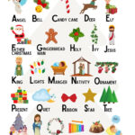 Christmas Alphabet Poster Throughout The Christmas Alphabet