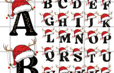 Christmas Alphabet Svg Bundle, A-Z Letters Svg For Cricut regarding Individual Christmas Alphabet Letters