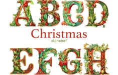 Christmas Alphabet | Xmas Letters Bundleglamartzhanna with regard to Christmas Alphabet A-Z