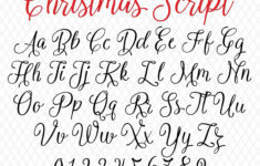 Christmas Fonts Weihnachtsschrift Monogramm Christmas Script Santa Font  Christmas Font Candy Cane Font Cursive Font Ttf Svg Png Bauernhaus  Schriftart throughout Christmas Font Alphabet