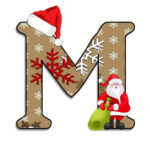 Christmas Letter M Decoration Intended For Christmas Alphabet Letter M