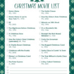 Christmas Movie Lists | Printabulls With Regard To Christmas Movies Alphabetical Order