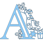 Christmas Svg Alphabet Letters (For Paper & Vinyl) Extraordinary Chaos Inside Free Christmas Alphabet Letters