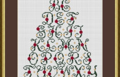 Christmas Tree Alphabet Sampler Cross Stitch Pattern 1182 within Free Christmas Alphabet Cross Stitch Patterns