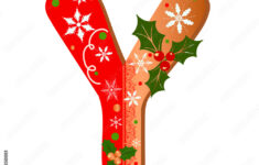 Cookie Alphabet Gingerbread, Letter Y Cookie Alphabet With for Christmas Alphabet Letter Y