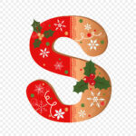 Cookie Letters Vector Png Images, Cookie Letter S With Christmas With Regard To Christmas Alphabet Letter S