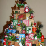 Family Heirloom Children'S Block Christmas Tree Diy Craft Project Pertaining To Alphabet Block Christmas Tree