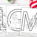 Free Printable Christmas Alphabet Coloring Pages For Preschoolers For Alphabet Christmas Coloring Pages