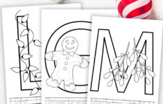 Free Printable Christmas Alphabet Coloring Pages For Preschoolers regarding Christmas Alphabet Letters Printable Free