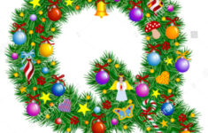 Letter Q Christmas Tree Decoration Alphabet Stock Vector (Royalty in Christmas Alphabet Letter Q