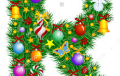 Letter R Christmas Tree Decoration Part Stock Vector (Royalty Free within Christmas Alphabet Letter R