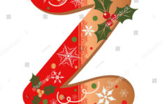Letter Z Cookie Alphabet Vector Christmas Stock Vector (Royalty with Christmas Alphabet Letter Z