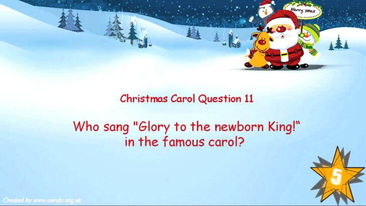 List of Christmas Carols in Alphabetical Order