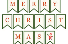 Merry Christmas For Letters - 15 Free Pdf Printables | Printablee inside Christmas Alphabet Letters To Print