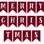 Merry Christmas Lettering   15 Free Pdf Printables | Printablee Regarding Alphabet Merry Christmas Letters Printable