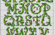 Pin Page for Free Christmas Cross Stitch Alphabet Patterns