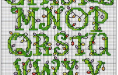Pin Page pertaining to Counted Cross Stitch Christmas Alphabet