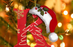 Tepsmf 26 Letters Christmas Tree Decoration Pendant Christmas Tree intended for Alphabet Christmas Tree Decorations
