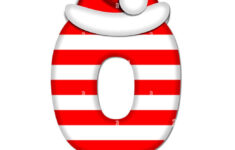 The Letter Q, In The Alphabet Set "Christmas Candy Cane," Is Red in Christmas Alphabet Letter Q