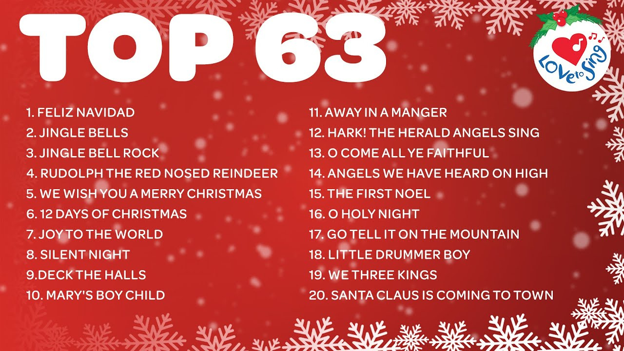 Top 63 Christmas Songs And Carols 🎄 Top Christmas Music Playlist 🎅 Merry Christmas 2024 intended for Christmas Songs List Alphabetical