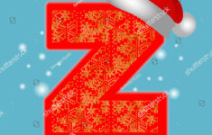 Vector Christmas Alphabet Letter Z Santa Stock Vector (Royalty with Christmas Alphabet Letter Z